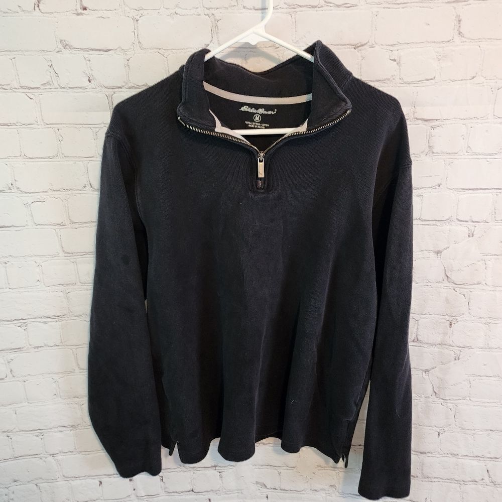 Men's Eddie Bauer zip-up sweater fleece, size Medium